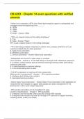  CIB 4203 - Chapter 14 exam questions with verified answers