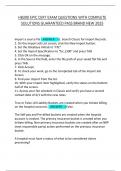 HB390 EPIC CERT EXAM QUESTIONS WITH COMPLETE SOLUTIONS GUARANTEED PASS BRAND NEW 2025&period;