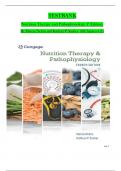 TEST BANK Nutrition Therapy and Pathophysiology 4th Edition&comma; by Marcia Nelms and Kathryn P&period; Sucher&period; All Chapters 1-25 latest