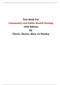 Test Bank For Community and Public Health Nursing&comma; 10th Edition