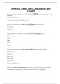 AGBM 102 EXAM 1 UPDATED QUESTIONS AND ANSWERS