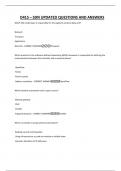 D415 &ndash; SDN UPDATED QUESTIONS AND ANSWERS
