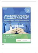 Test Bank for Understanding Pharmacology Essentials for Medication Safety&comma; by M&period; Linda Workman & LaCharity978-0323793506