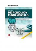 TEST BANK FOR MICROBIOLOGY FUNDAMENTALS&colon; A CLINICAL APPROACH 4TH EDITION MARJORIE KELLY COWAN HEIDI SMITH&comma; A GUIDE