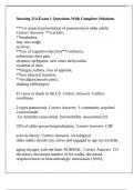 Nursing 214-Exam 1 Questions With Complete Solutions