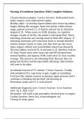 Nursing 214 midterm Questions With Complete Solutions