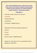 WASTE WATER ENGINEERING FINAL EXAM AND STUDYGUIDE  LATEST 2025 ACTUAL EXAM WITH COMPLETE QUESTIONS AND  CORRECT DETAILED ANSWERS &lpar;100&percnt; VERIFIED ANSWERS&rpar;  &vert;ALREADY GRADED A&plus;&vert; &vert;&vert;PROFESSOR VERIFIED&vert;&vert;   &vert;&vert;BRANDNEW&excl;&excl;&excl;&vert;&vert;