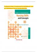 TEST BANK for Timby's Fundamental Nursing Skills and Concepts&comma; 12th Edition by Loretta A Donnelly-Moreno&comma; Verified Chapters 1 - 38&comma; Complete Newest Version