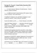 Nursing 214 - Exam &num;2 - Renal Failure Questions With Complete Solutions