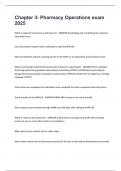 Chapter 3- Pharmacy Operations exam 2025