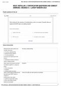 BICSI INSTALLER 1 CERTIFICATION QUESTIONS AND CORRECT  ANSWERS &vert; GRADED A&plus; &vert; LATEST VERSION 2025  &vert; WITH COMPLETE SOLUTION