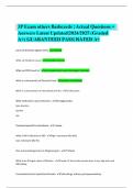 3P Exam others flashcards &vert; Actual Questions &plus; Answers Latest Updated&vert;2024&sol;2025 &lpar;Graded A&plus;&rpar; GUARANTEED PASS&vert; RATED A&plus; Cause of decreased digoxin levels - Antacids What can Pyridium cause&quest; - Hemolytic Anemia What can PCOS result in&quest; - increased insulin lev