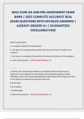 WGU D196 OA AND PRE-ASSESSMENT EXAM  BANK &vert; 2025 COMPLETE ACCURATE REAL  EXAM QUESTIONS WITH DETAILED ANSWERS &vert;  ALREADY GRADED A&plus; &vert; GUARANTEED  EXCELLENCE PASS
