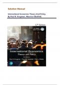 Solution Manual for International Economics Theory and Policy&comma; 12th Edition by Paul R&period; Krugman&comma; Maurice Obstfeld&vert;&vert; All Chapters 1-22 Included &vert;&vert; Latest Update 2025