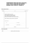 COMPREHENSIVE NRNP 6560 FINAL EXAM&vert;2025 &vert;  LATEST UPDATE&vert; QUESTIONS AND VERIFIED  ANSWERS &lpar;100&percnt; COMPLETE &vert; GRADED A&plus; &vert; JUST RELEASED