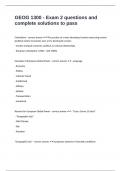 GEOG 1300 - Exam 2 questions and complete solutions to pass
