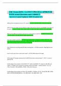 UHC Exam &lpar;2025&rpar; &vert; LATEST UPDATE & APPROVED WITH Actual Questions and CORRECT Answers Latest Updated 2025 &lpar;Graded A&plus;&rpar; What are the 4 components of our 2&period;75" rockets&quest; - Fuze&comma; Warhead&comma; Motor&comma; Nozzle&sol;Fin Assembly What are the max ranges and max effecti