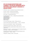 IPC 610 EXAM QUESTIONS AND CORRECT DETAILED ANSWERS WITH RATIONALES&vert;ALREADY GRADED A&plus; BRAND NEW&excl;&excl;