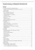 Samenvatting verdiepend Arbeidsrecht 8&comma;1 gehaald 
