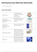 Electrolysis & Laser State Exam Study Guide &sol; Q-Bank Complete Q&A &sol; Newest 2025 &sol; 2026
