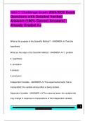 NAS 2 Challenge Exam 2024&sol;2025 Exam  Questions with Detailed Verified  Answers &lpar;100&percnt; Correct Answers&rpar; &vert;  Already Graded A&plus;
