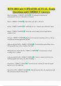 BTM 200 Unit 5 UPDATED ACTUAL  Exam  Questions and CORRECT Answers 