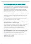NR-503 Epidemiology final &vert;&vert; with Validated Solutions&period;
