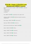 BTM 200 - Chapter 2 UPDATED  Exam  Questions and CORRECT Answers