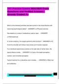 TRT Practice Exams 2024&sol;2025 Exam  Questions and Verified Answers &vert;  Already Graded A&plus;