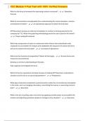 CCC Module 4 Post Test with 100&percnt; Verified Answers