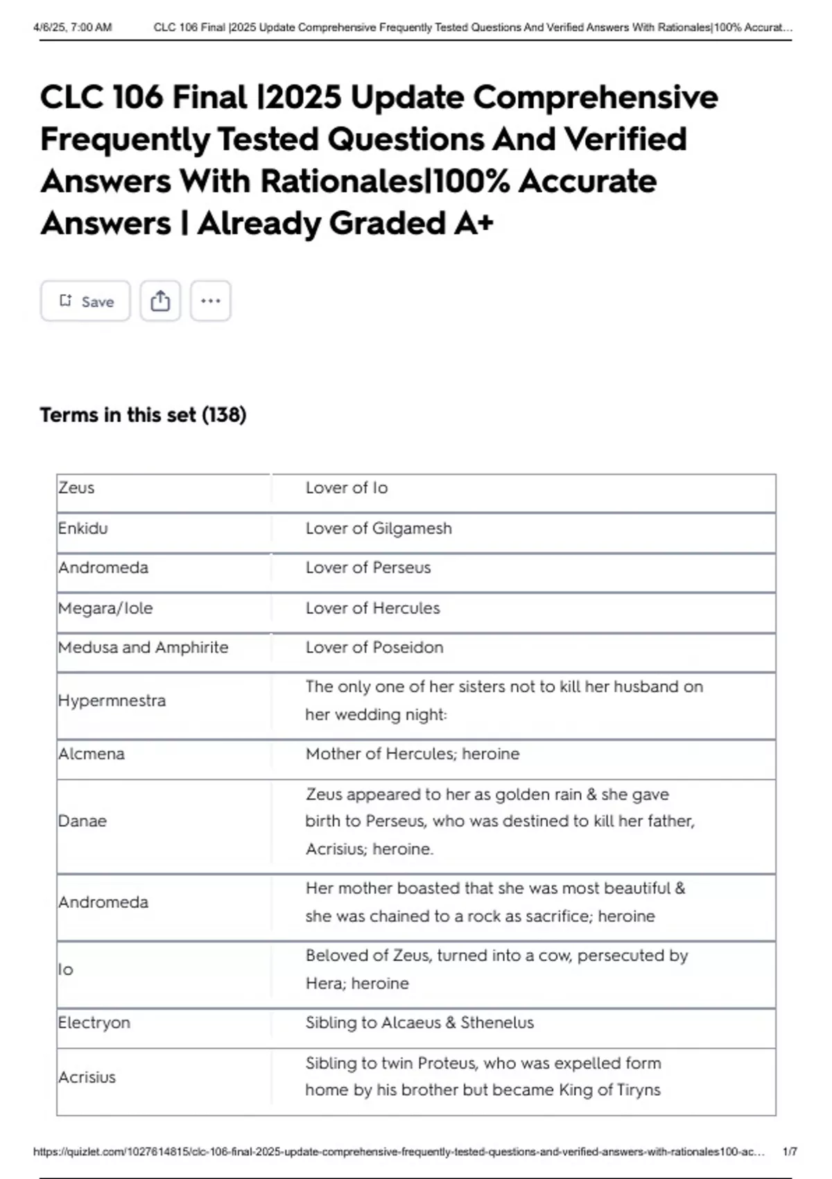 CLC 106 Final |2025 Update Comprehensive Frequently Tested Questions ...