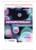 Test Bank for Pathophysiology&colon; A Practical Approach &lpar;5th Edition&rpar; by Lachel Story