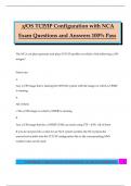 z&sol;OS TCP&sol;IP Configuration with NCA Exam Questions and Answers 100&percnt; Pass