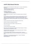 AAFP 2024 Board Review Exam Questions and Correct Answers 