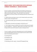 NR304 EXAM 1 WITH QUESTIONS WITH DETAILED CORRECT ANSWERS&sol;A&plus; GRADE ASSURED