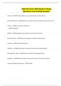NSG 251 Exam 2025 Need to Study Questions and Verified Answers