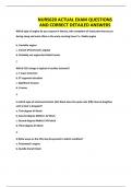 NURS620 ACTUAL EXAM QUESTIONS AND CORRECT DETAILED ANSWERS