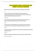 MVU NURS620 EXAM 4 QUESTIONS AND CORRECT DETAILED ANSWERS
