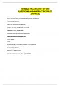 NURS620 PRACTICE SET OF 390 QUESTIONS AND CORRECT DETAILED ANSWERS