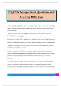 CV&sol;CVN Natops Exam Questions and Answers 100&percnt; Pass