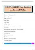 F-35 EPs &sol; NATOPS Exam Questions and Answers 100&percnt; Pass