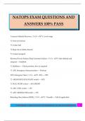NATOPS EXAM QUESTIONS AND ANSWERS 100&percnt; PASS