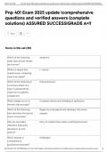 Pnp 401 Exam 2025 update &vert;comprehensive questions and verified answers &lpar;complete solutions&rpar; ASSURED SUCCESS&vert;GRADE A&plus;&excl;&excl;