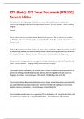 DTS &lpar;Basic&rpar; - DTS Travel Documents &lpar;DTS 101&rpar; Newest Edition