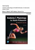 TEST BANK For Anatomy & Physiology for Health Professions&comma; An Interactive Journey&comma; 4th Edition by Colbert&comma;All Complete Chapters &comma; Newest Version