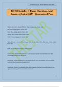BICSI Installer 1 Exam Questions And Answers &vert;Latest 2025 &vert; Guaranteed Pass