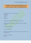 Canfitpro Theory Exam Questions And Answers &vert;Latest 2025 &vert; Guaranteed Pass