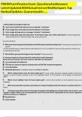 PMHNP Certification Exam&period;Questions And Answers Latest Updated 2024 Actual Test Verified By  Expert&period; Top Ranked Qs & Ans&period;Guaranteed A&plus;&period;&period;&period;&period;&period;&period;&period;&period;&period;&period;