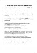 CDC 4N051 MODULE 4 QUESTIONS AND ANSWERS
