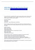 HESI RN Med-Surge Practice Exam